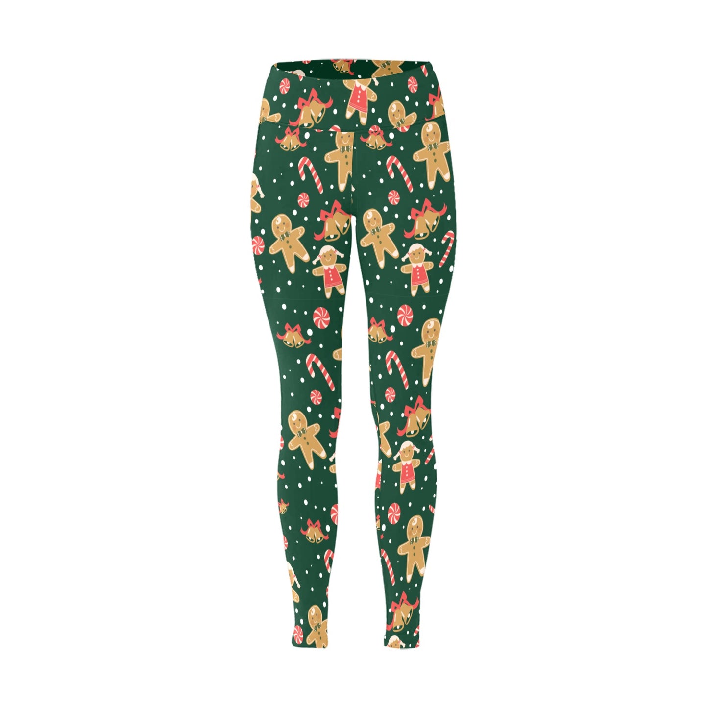Green Gingerbread Women's Workout Leggings