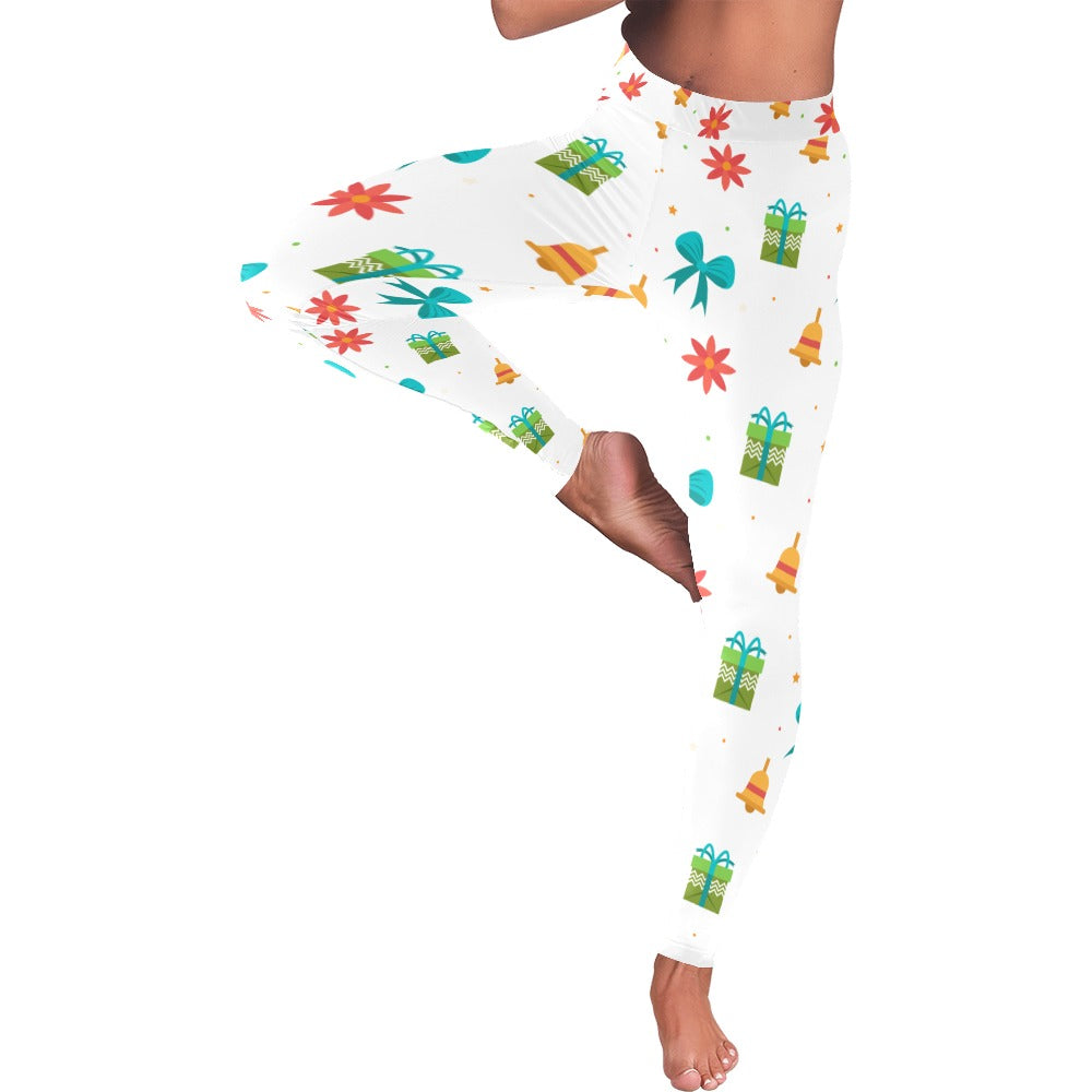 Christmas Presents & Bows Women's All-Over Low Rise Leggings