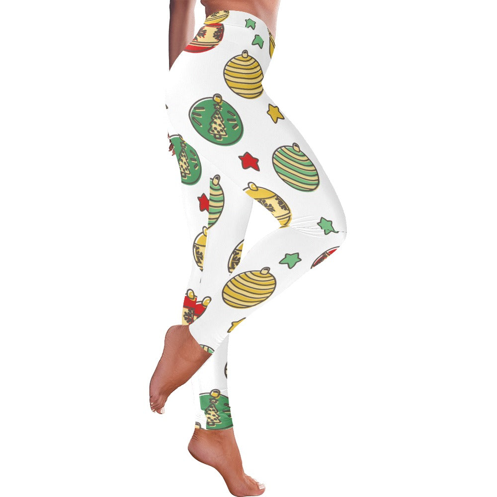 Festive Christmas Leggings with All-Over Print