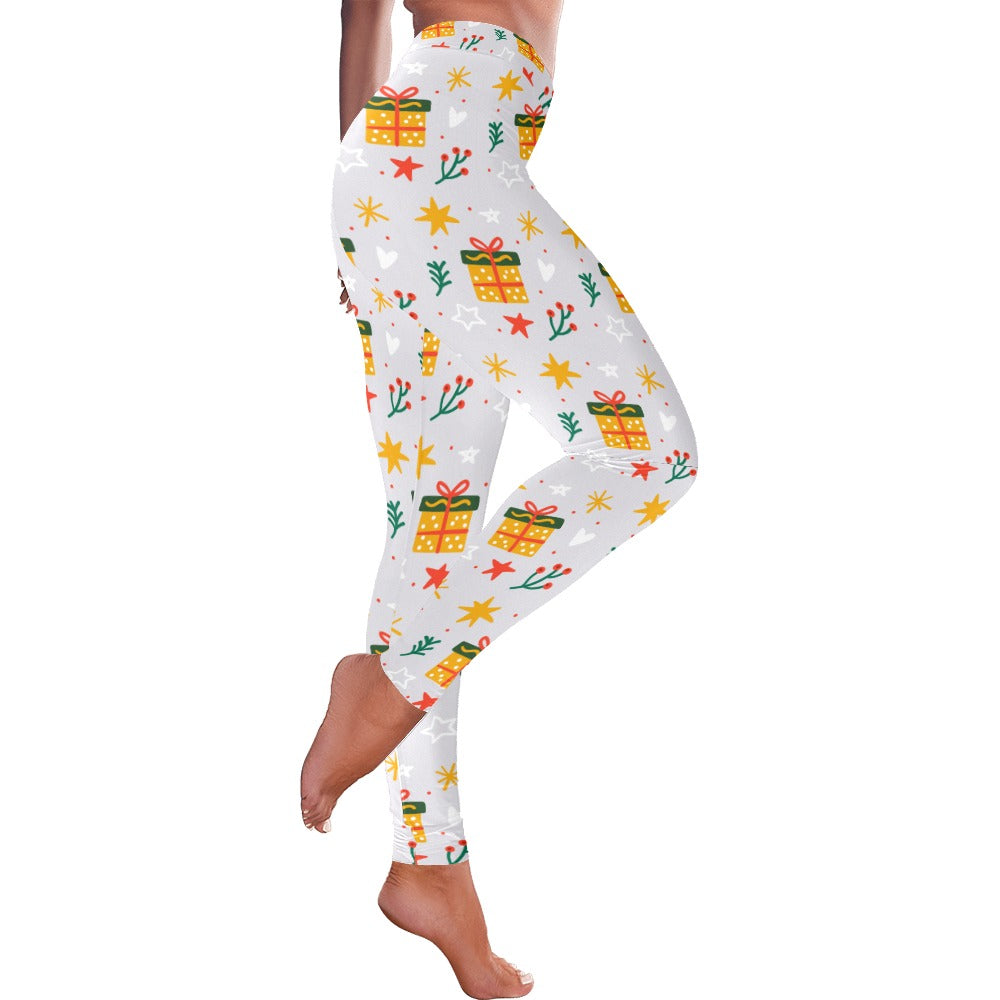 Festive Christmas Women's All-Over Low Rise Leggings