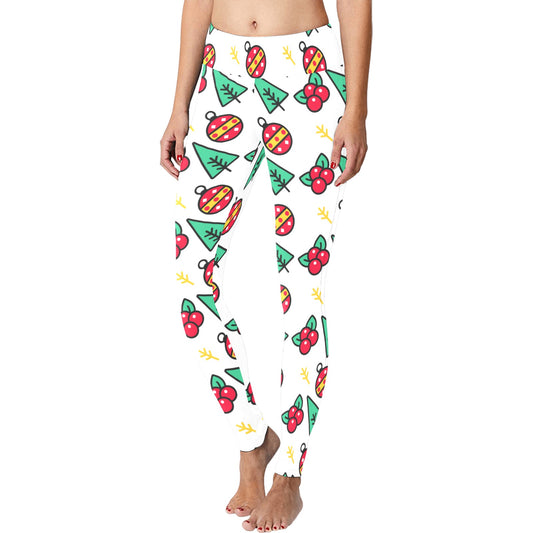 Christmas Trees and Ornaments Running Women's Workout Leggings