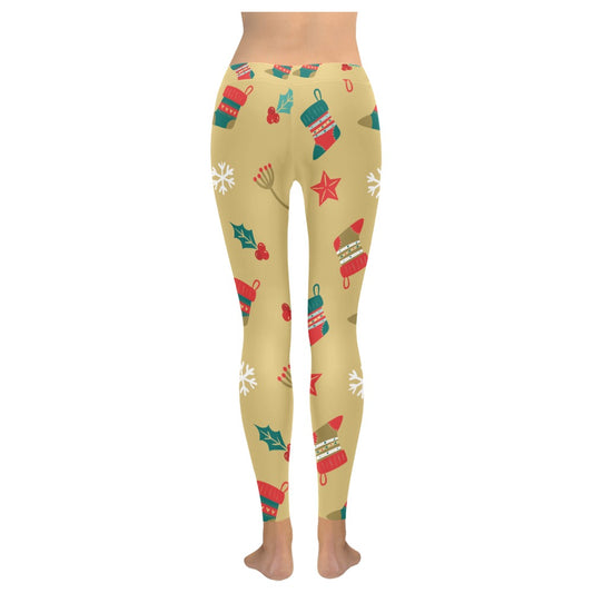 Festive Christmas Women's All-Over Low Rise Leggings