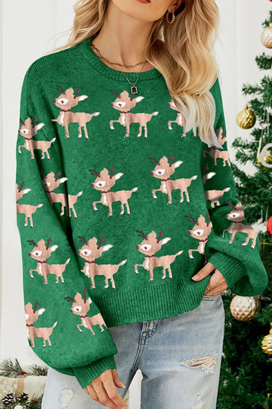 Cozy Christmas Sweater - Cute Knitted Pullover
