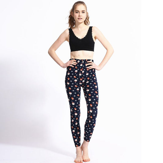 Festive Women’s Christmas 3D Print Leggings