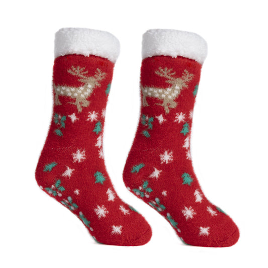 Cozy Christmas Floor Socks - Plush & Anti-Slip