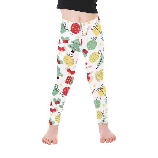 Festive Christmas All-Over Print Girls Leggings