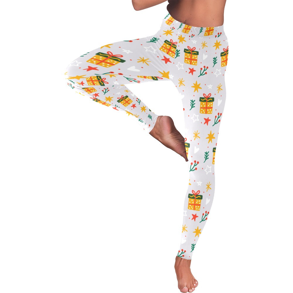 Festive Christmas Women's All-Over Low Rise Leggings