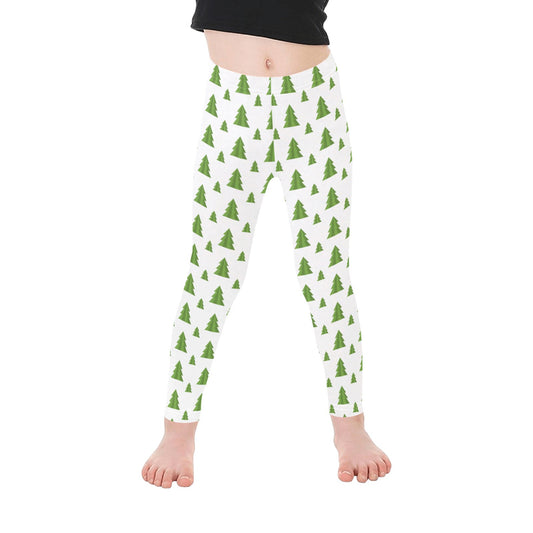 Christmas Tree All-Over Print Leggings for Girls