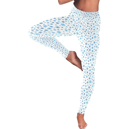 Snowflake Women's Christmas All-Over Low Rise Leggings