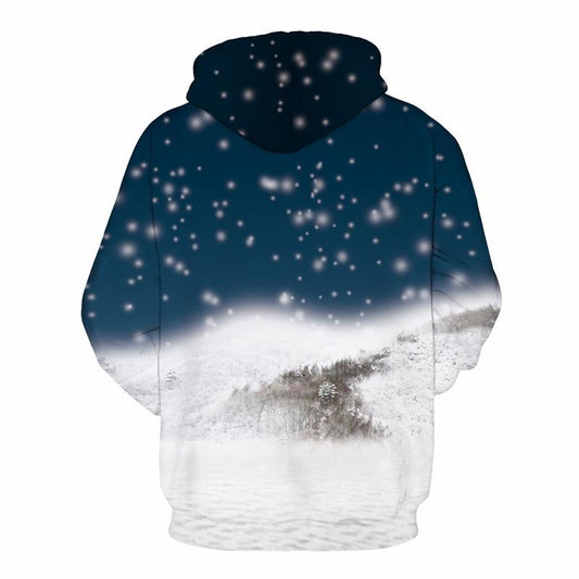3D Christmas Dog Galaxy Hoodies for Men & Women