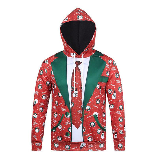 Festive 3D Tuxedo Hoodies for Men & Women