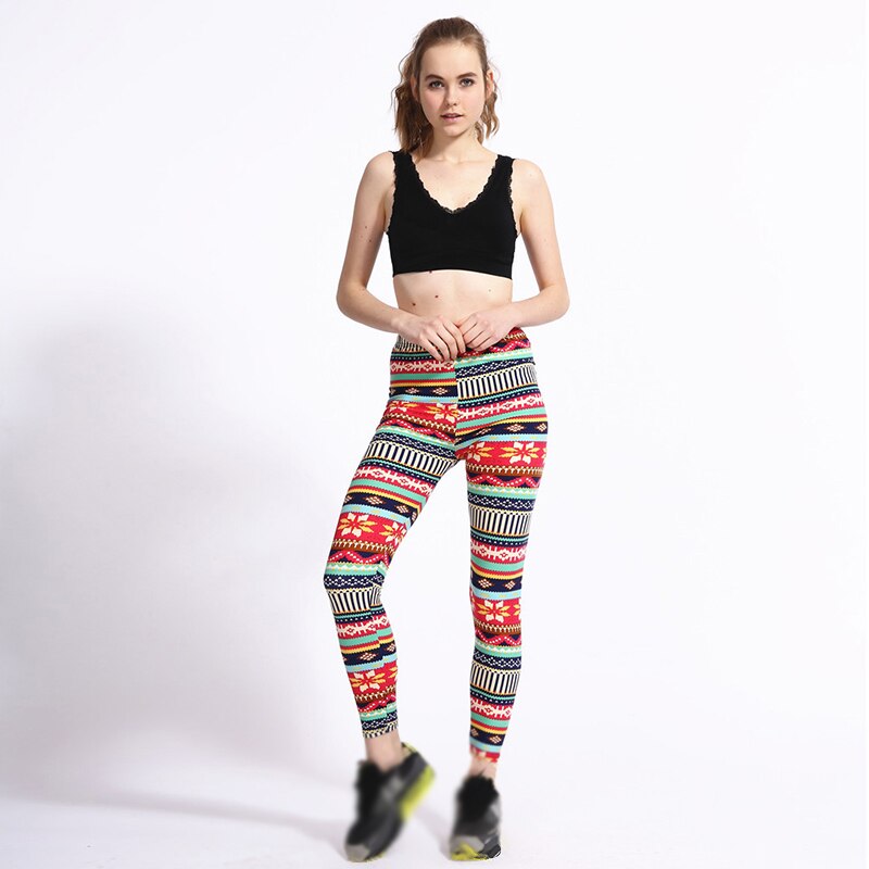 Festive Women’s Christmas 3D Print Leggings