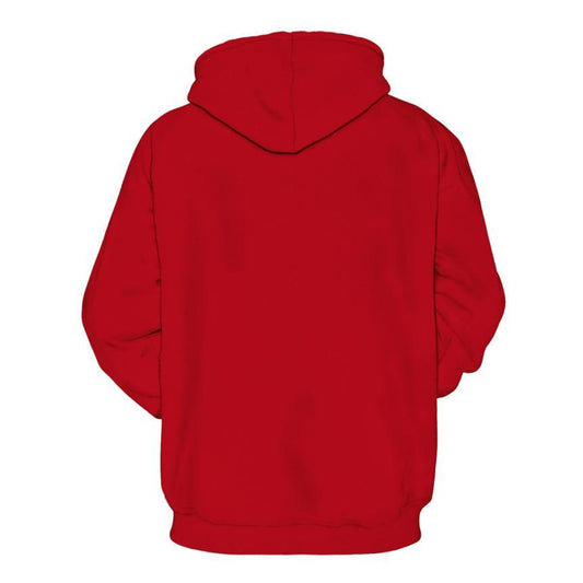 Festive 3D Santa Claus Printed Sweatshirt for Everyone