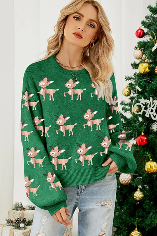Cozy Christmas Sweater - Cute Knitted Pullover