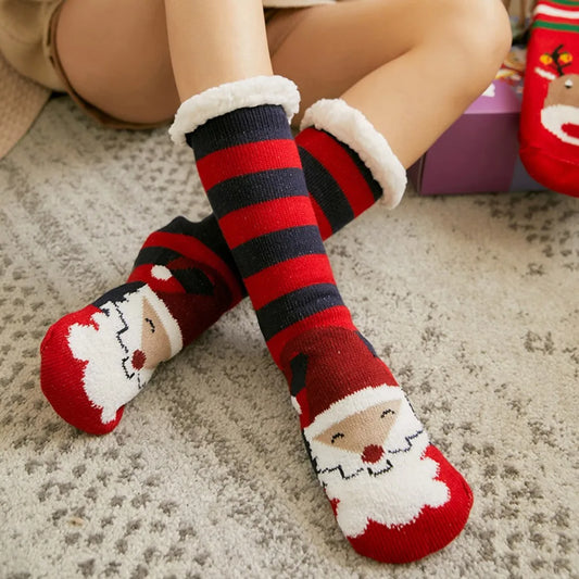 Festive Women's Christmas Socks - Fun Holiday Gift
