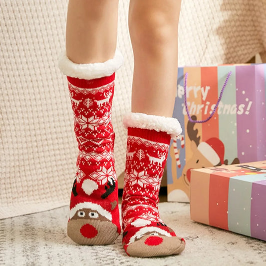 Festive Women's Christmas Socks - Fun Holiday Gift