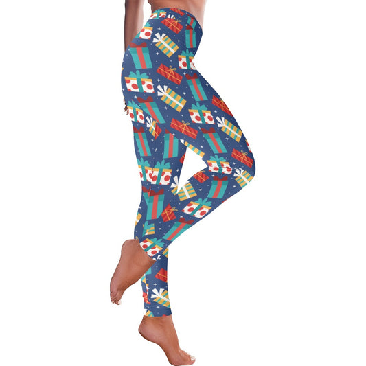Festive Women's All-Over Low Rise Christmas Leggings