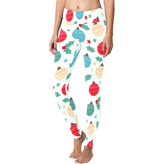 Christmas Running Ornaments Women's Workout Leggings