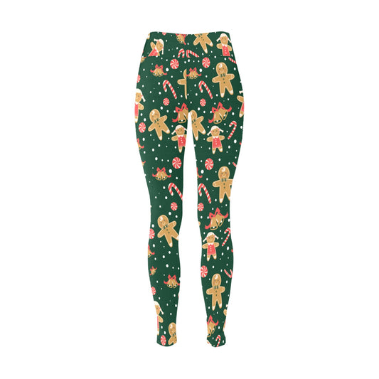 Green Gingerbread Women's Workout Leggings